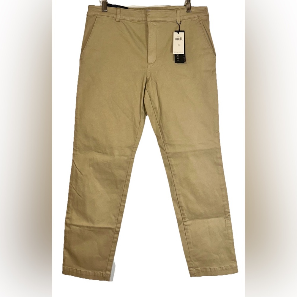 Banana Republic Pants Women Size 8S Skinny Khaki Ankle Mid-Rise Tan Workwear NWT